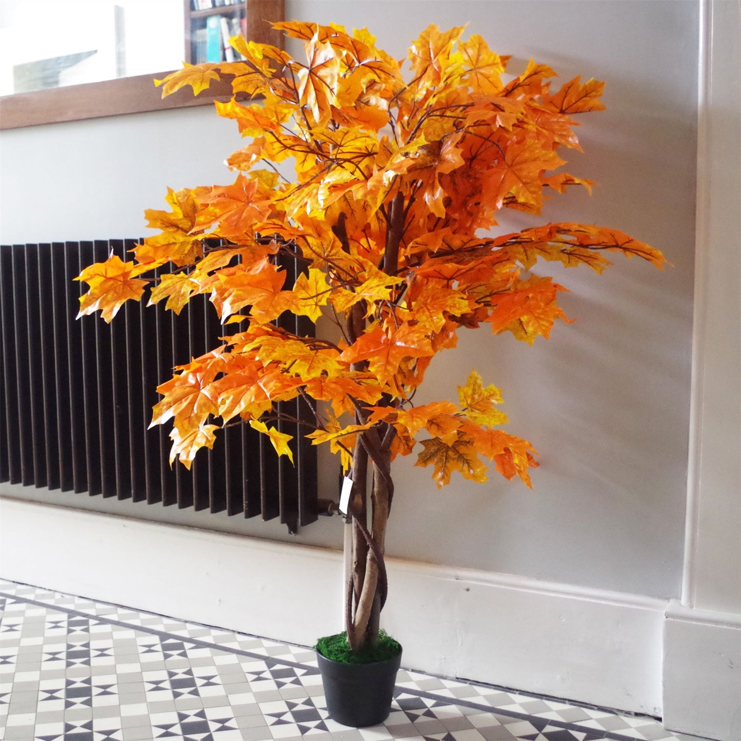 125cm Orange Maple Acer Artificial Tree - Extra Large, Realistic Look